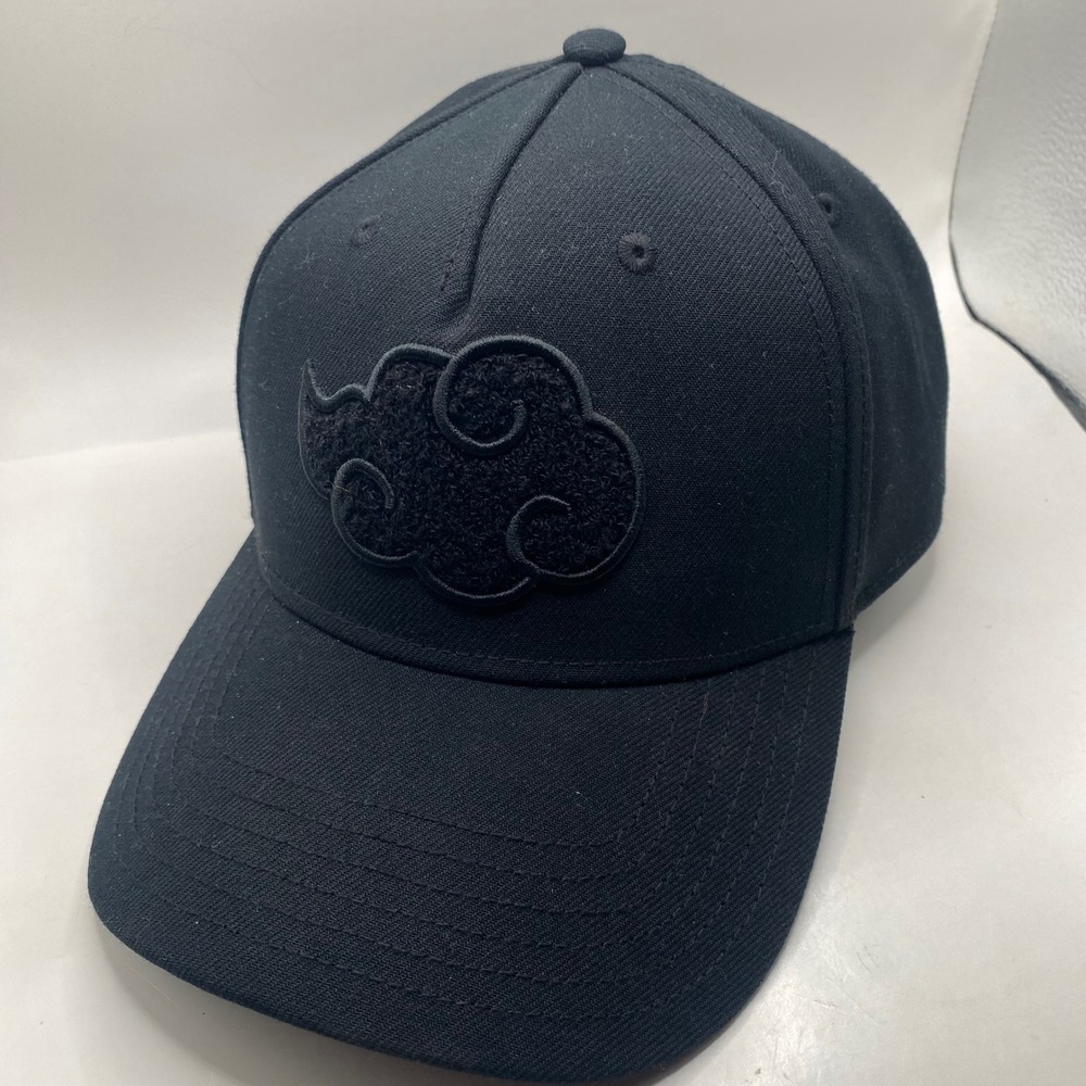 AKATSUKI Naruto Shippuden VIZ Media Snapback Hat OSFM Black Cloud Anime Baseball